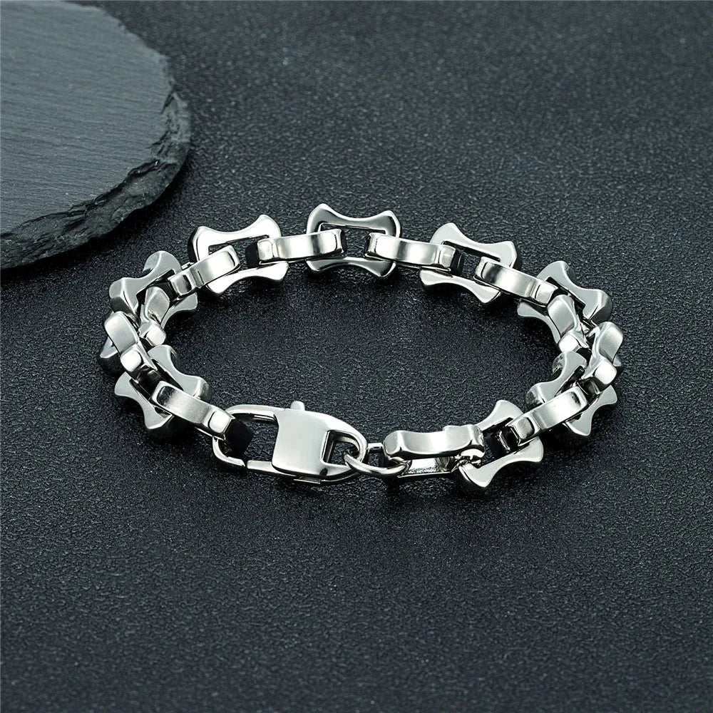 Bracelet chaîne vélo acier homme – Transmission | WristArt