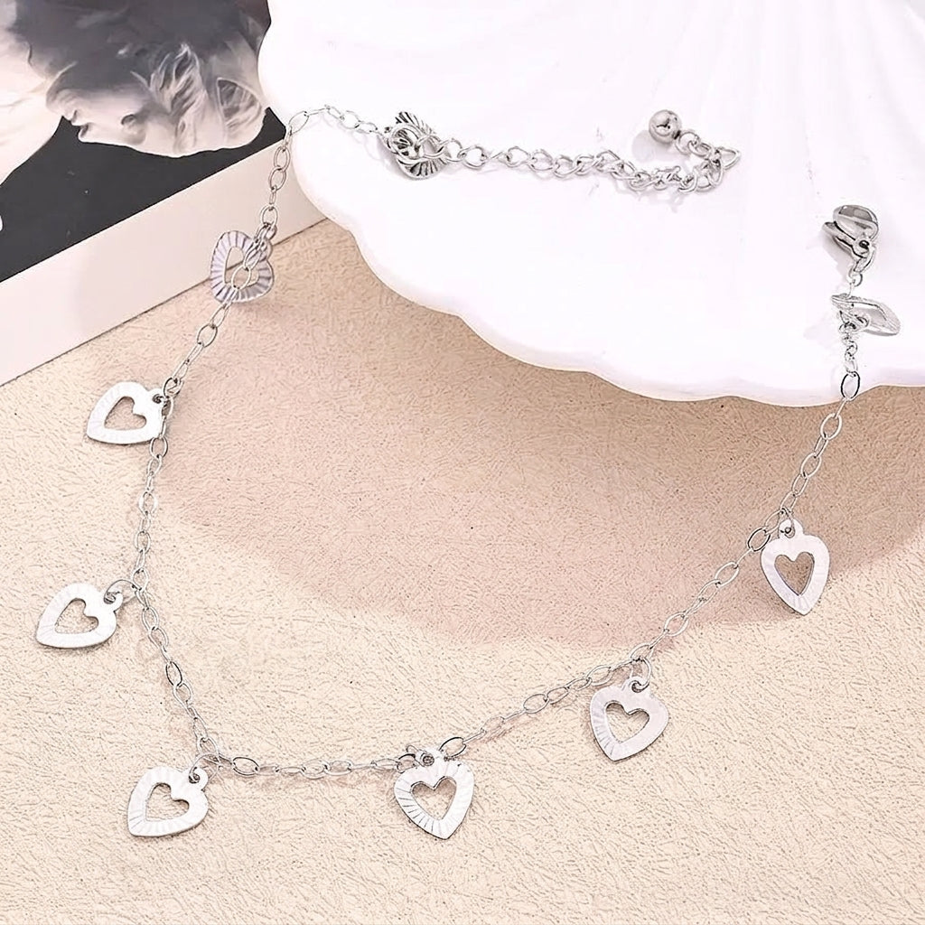 Bracelet Cheville Bohémien Pendentif Acier 304 Fait Main | WristArt