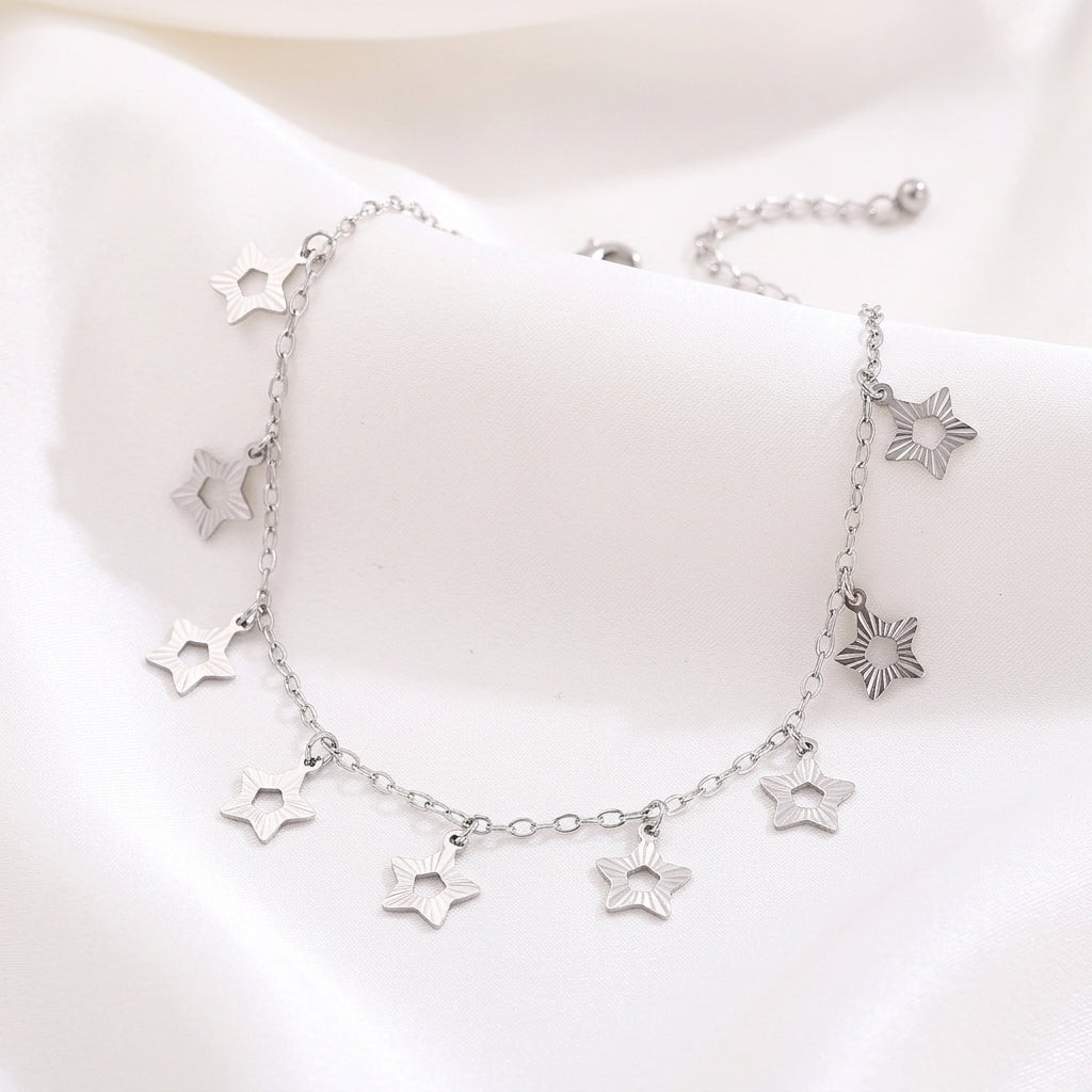 Bracelet Cheville Bohémien Pendentif Acier 304 Fait | WristArt