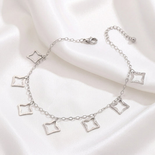 Bracelet Cheville Bohémien Pendentif Acier 304 Fait | WristArt