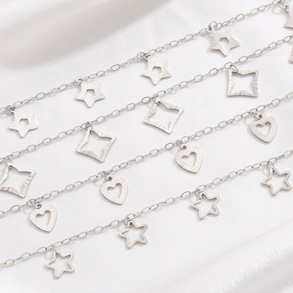 Bracelet Cheville Bohémien Pendentif Acier 304 Fait | WristArt