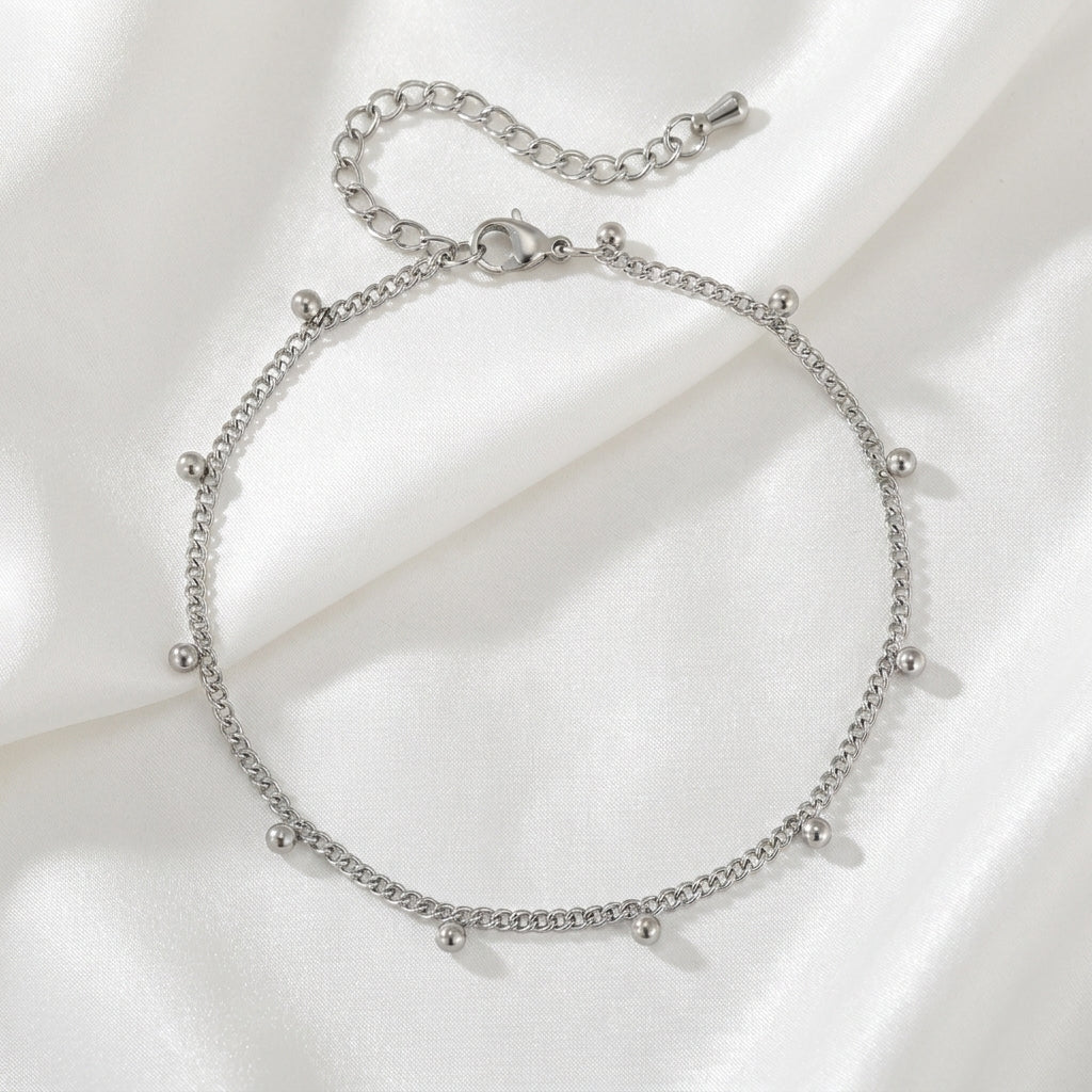 Bracelet Cheville Couleur Unie Acier 201 PVD 18K | WristArt