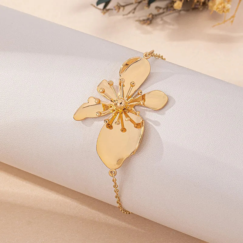 Bracelet Cheville Émail Floral Coloré | WristArt