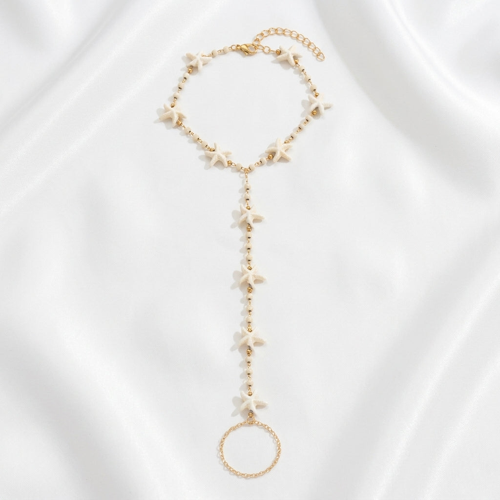 Bracelet Cheville Nu-Pieds Étoile de Mer | WristArt