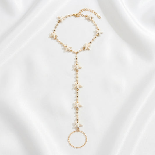 Bracelet Cheville Nu-Pieds Étoile de Mer | WristArt