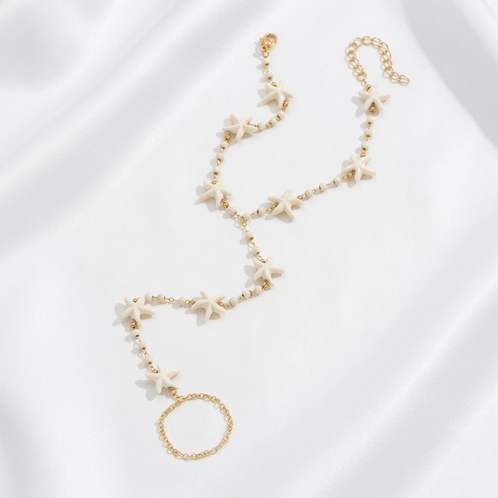 Bracelet Cheville Nu-Pieds Étoile de Mer | WristArt