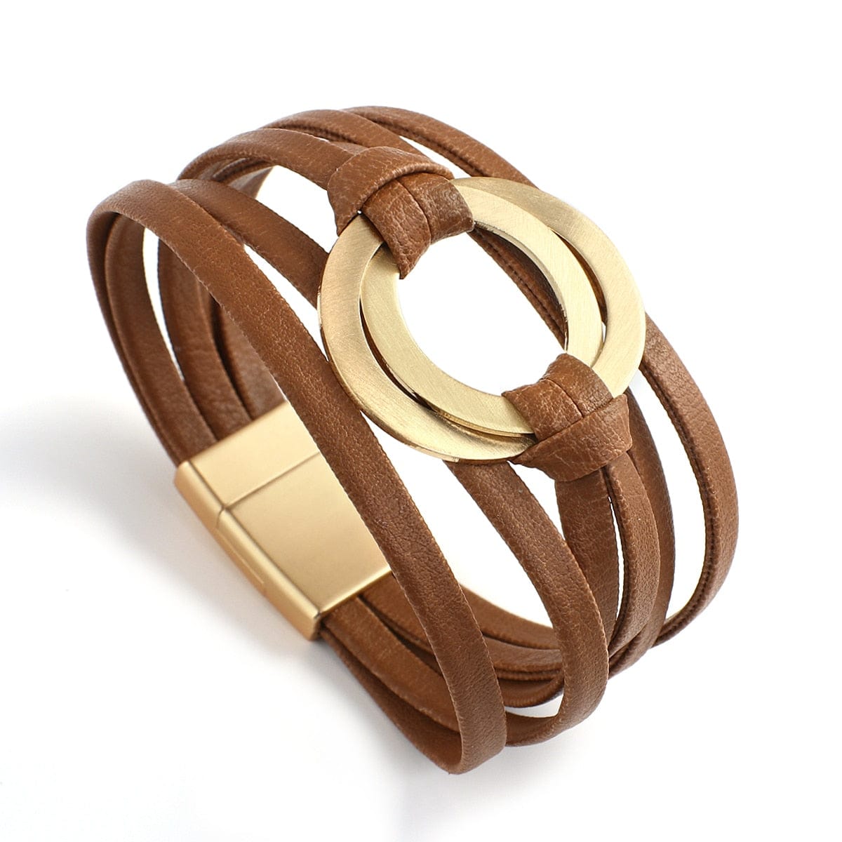 bracelet chic Marron
