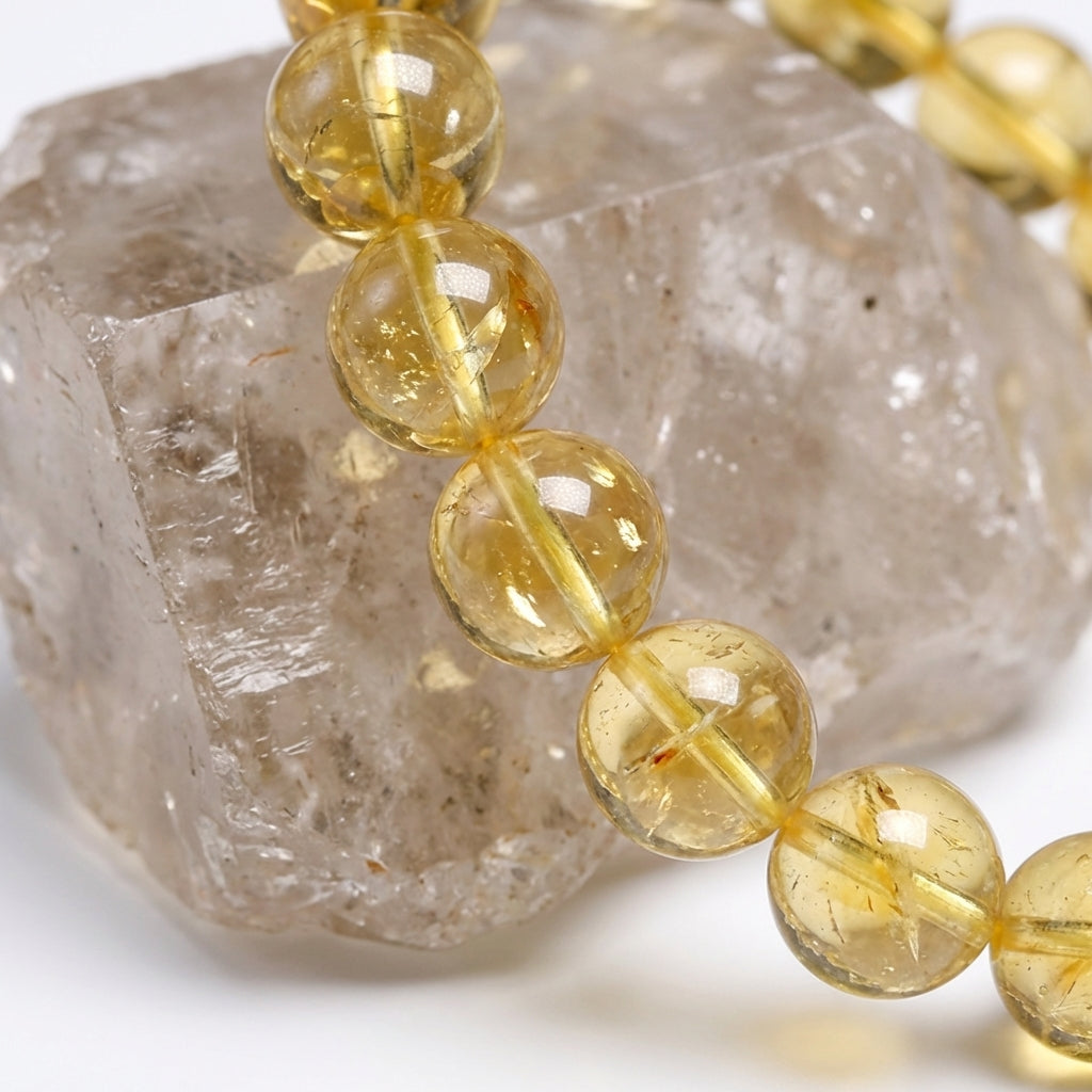 Bracelet Citrine 6/8mm Pierre Naturelle | WristArt