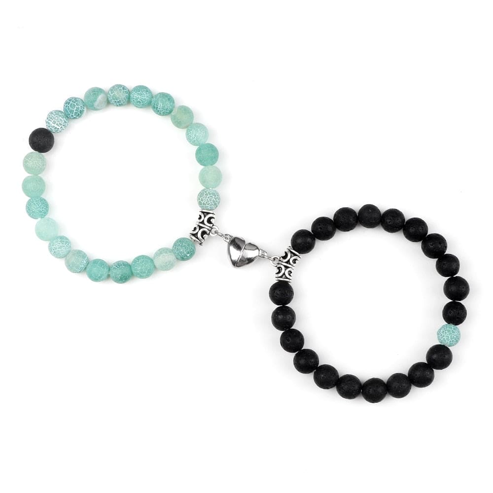 Bracelet couple aimanté