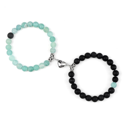 Bracelet couple aimanté