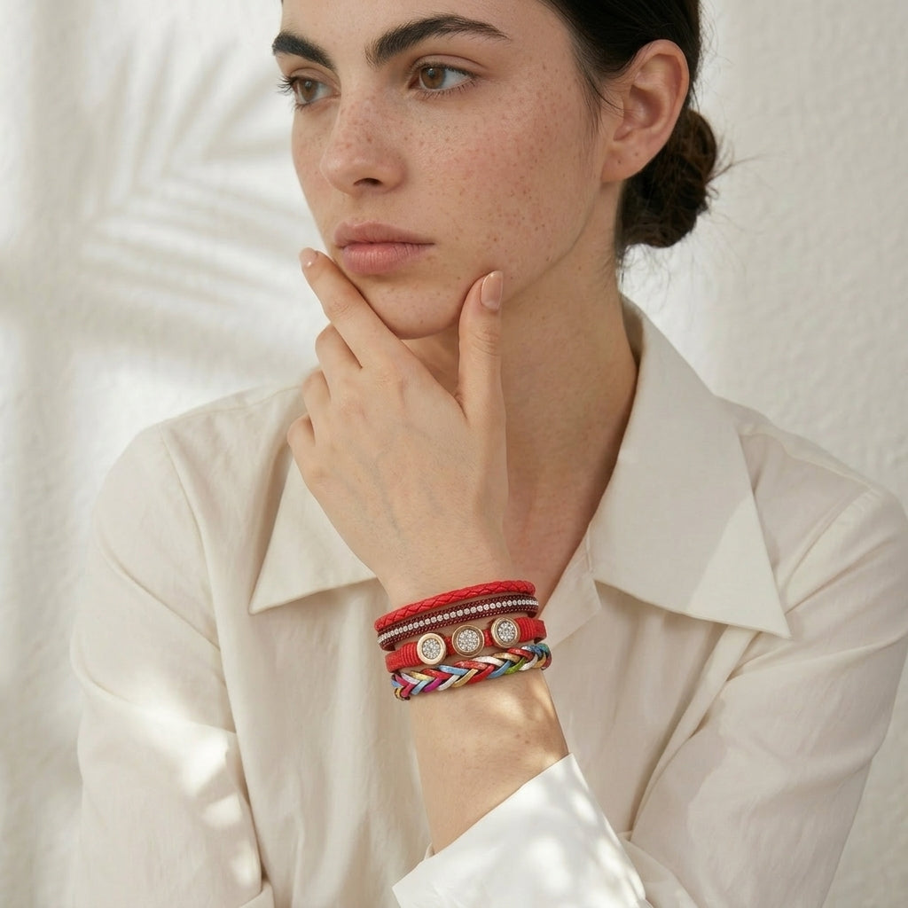 Bracelet Cuir Élégant