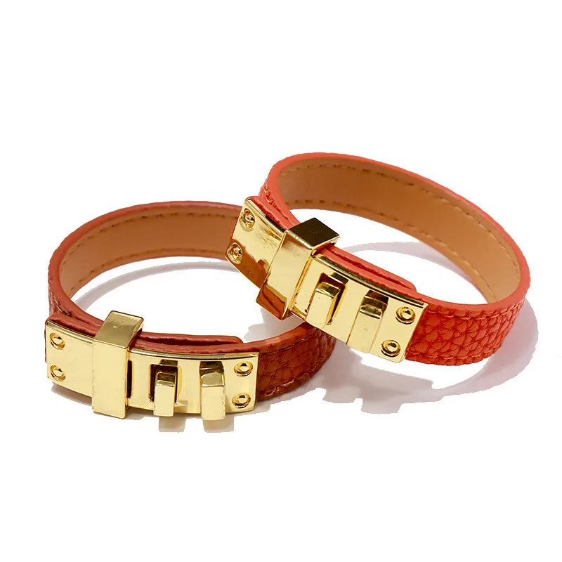 Bracelet cuir femme élégant