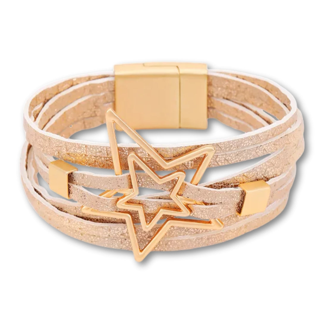 bracelet etoile femme Rose