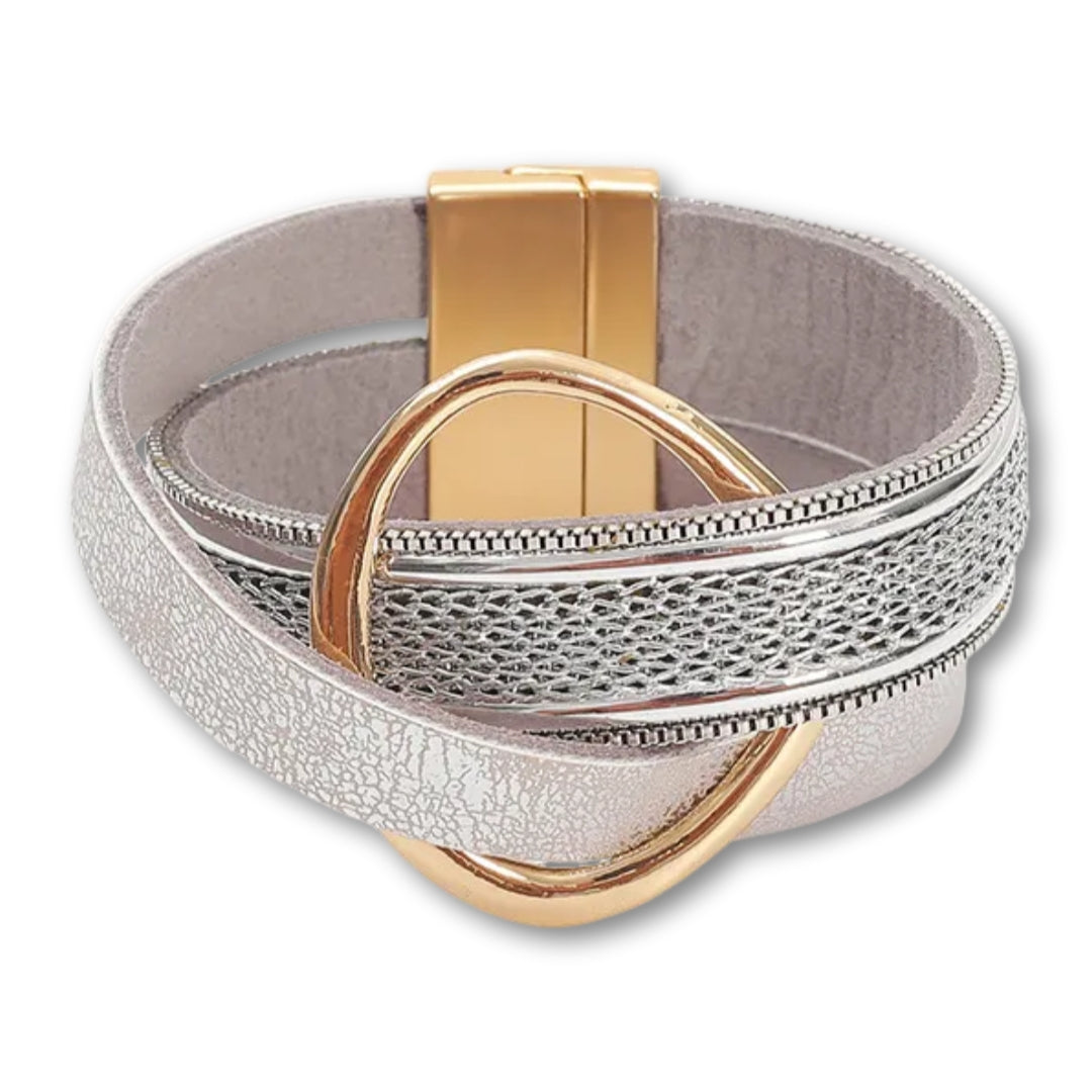 bracelet fantaisie femme Gris