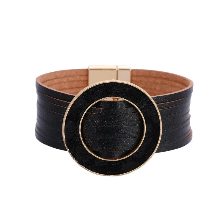 Bracelet fantaisie femme tendance | Bijou chic et moderne Noir