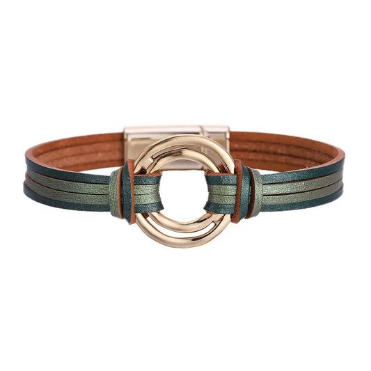 bracelet femme tendance Vert