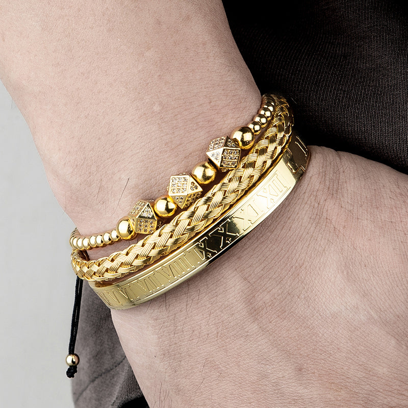 bracelet homme acier inoxydable