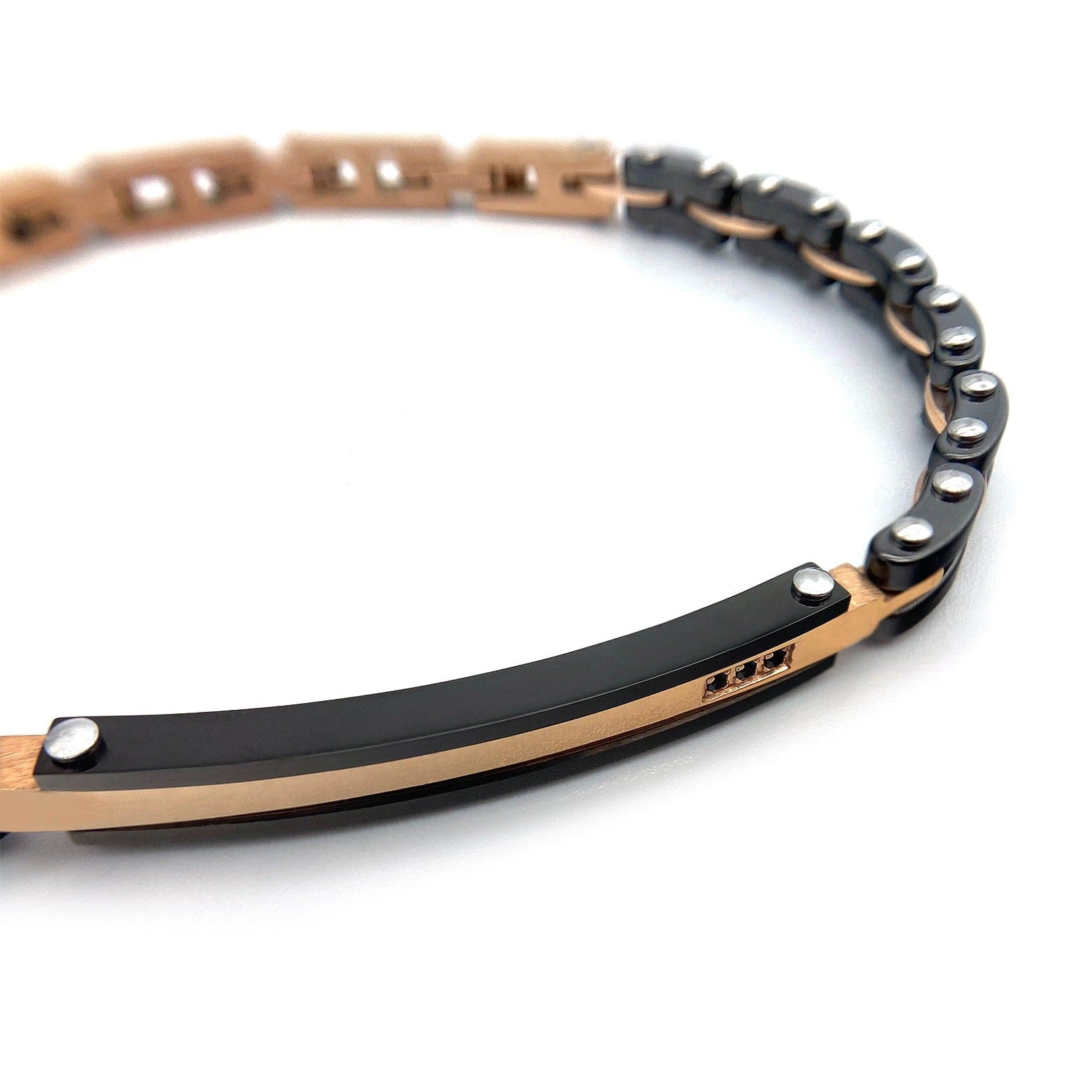 bracelet homme acier luxe