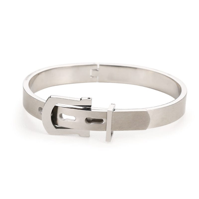 bracelet homme en acier Argent