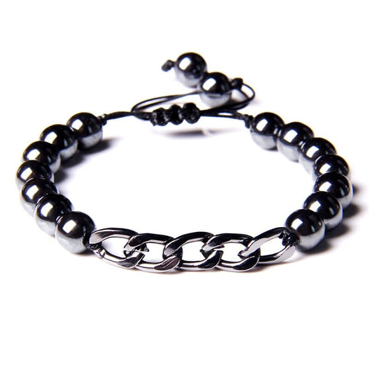 bracelet homme hematite Hematite