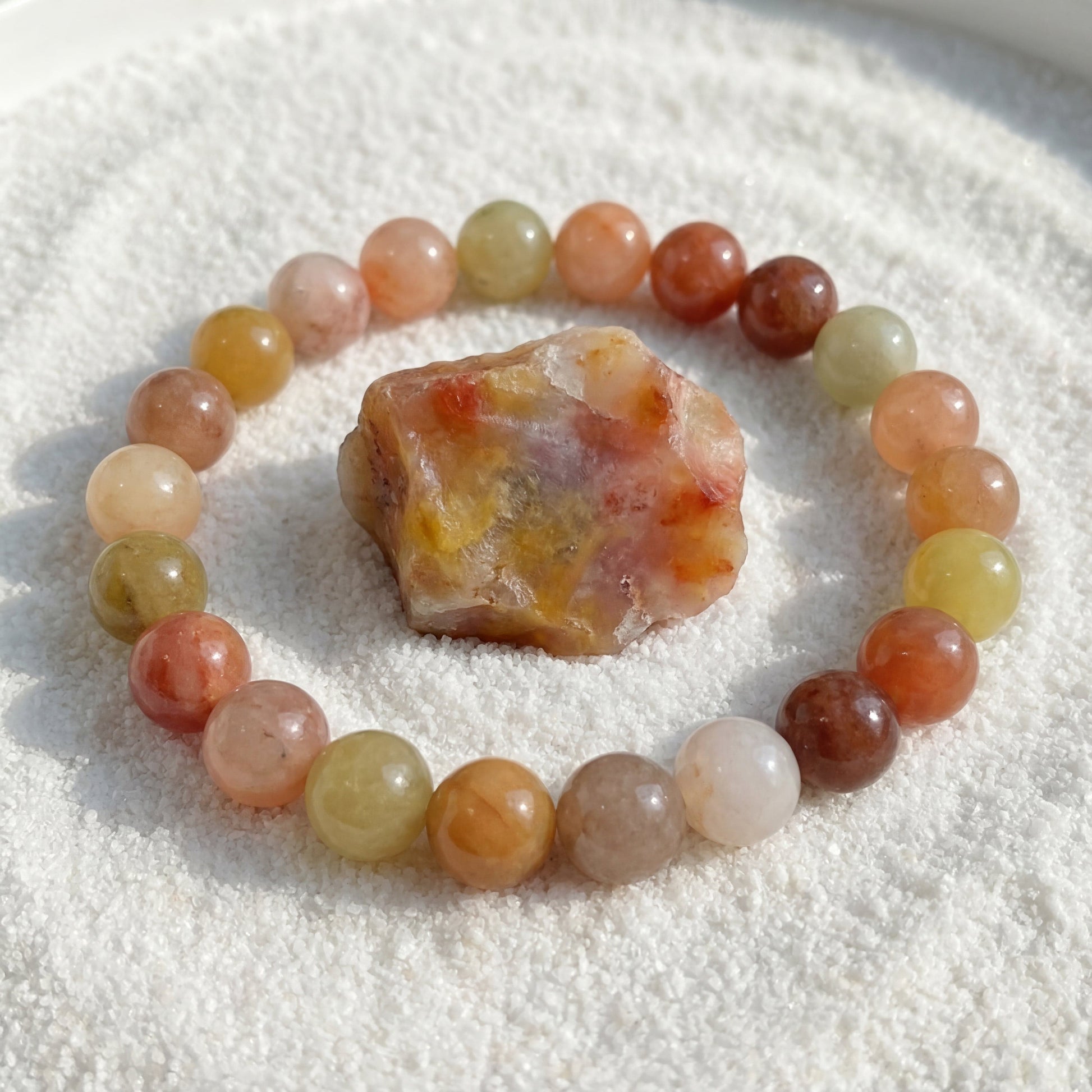 Bracelet Jade multicolore