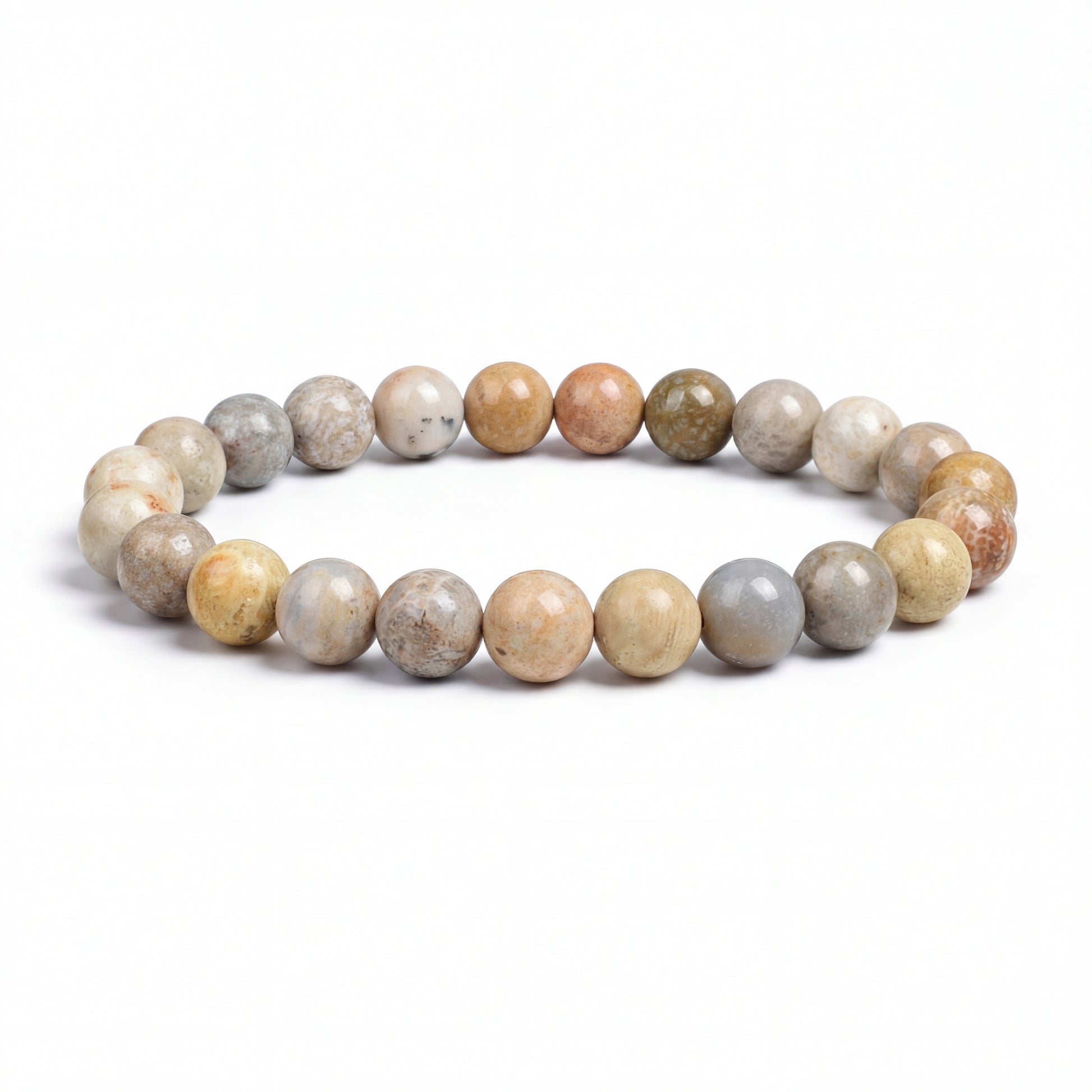 Bracelet Jaspe Naturel 17cm / 6mm