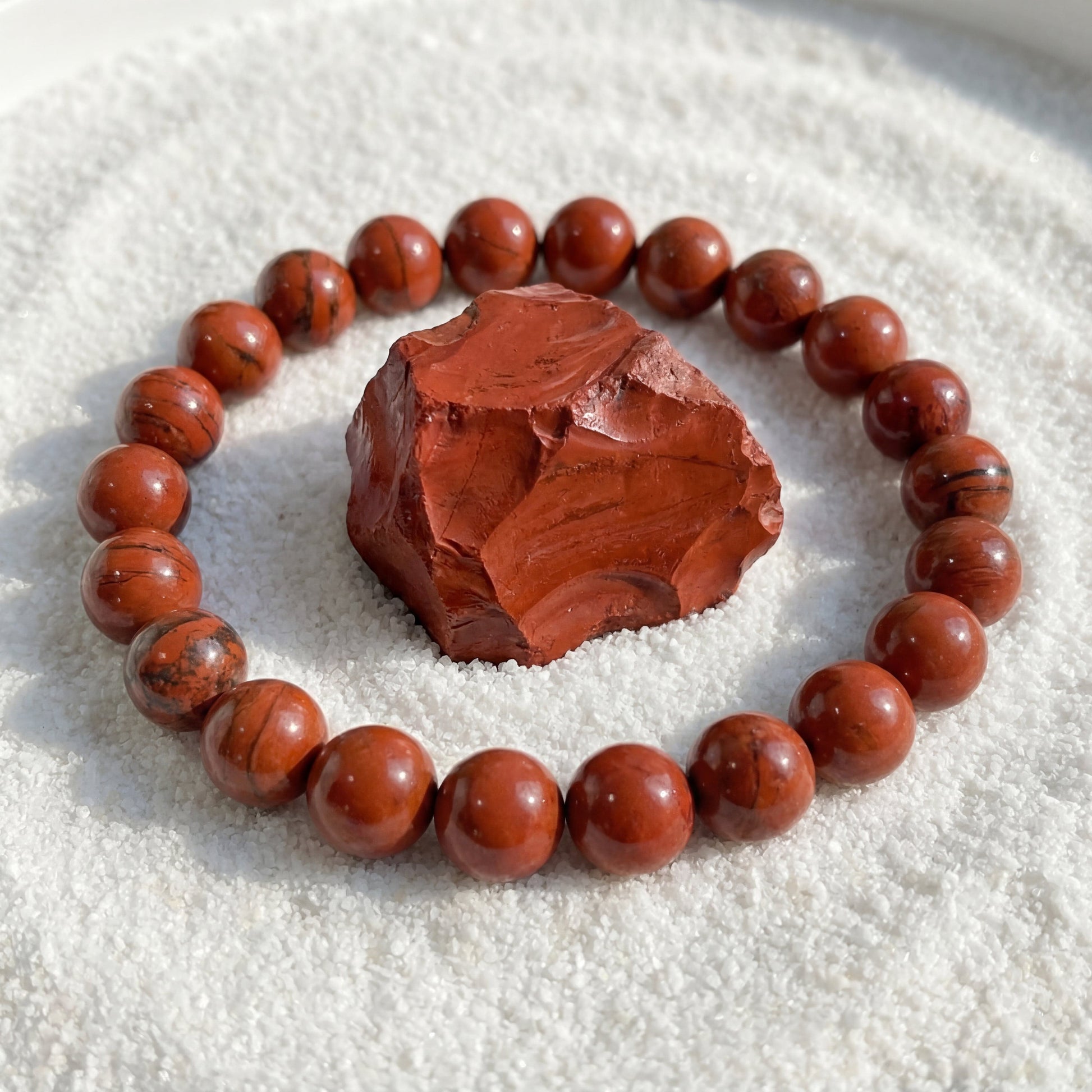 Bracelet Jaspe Rouge