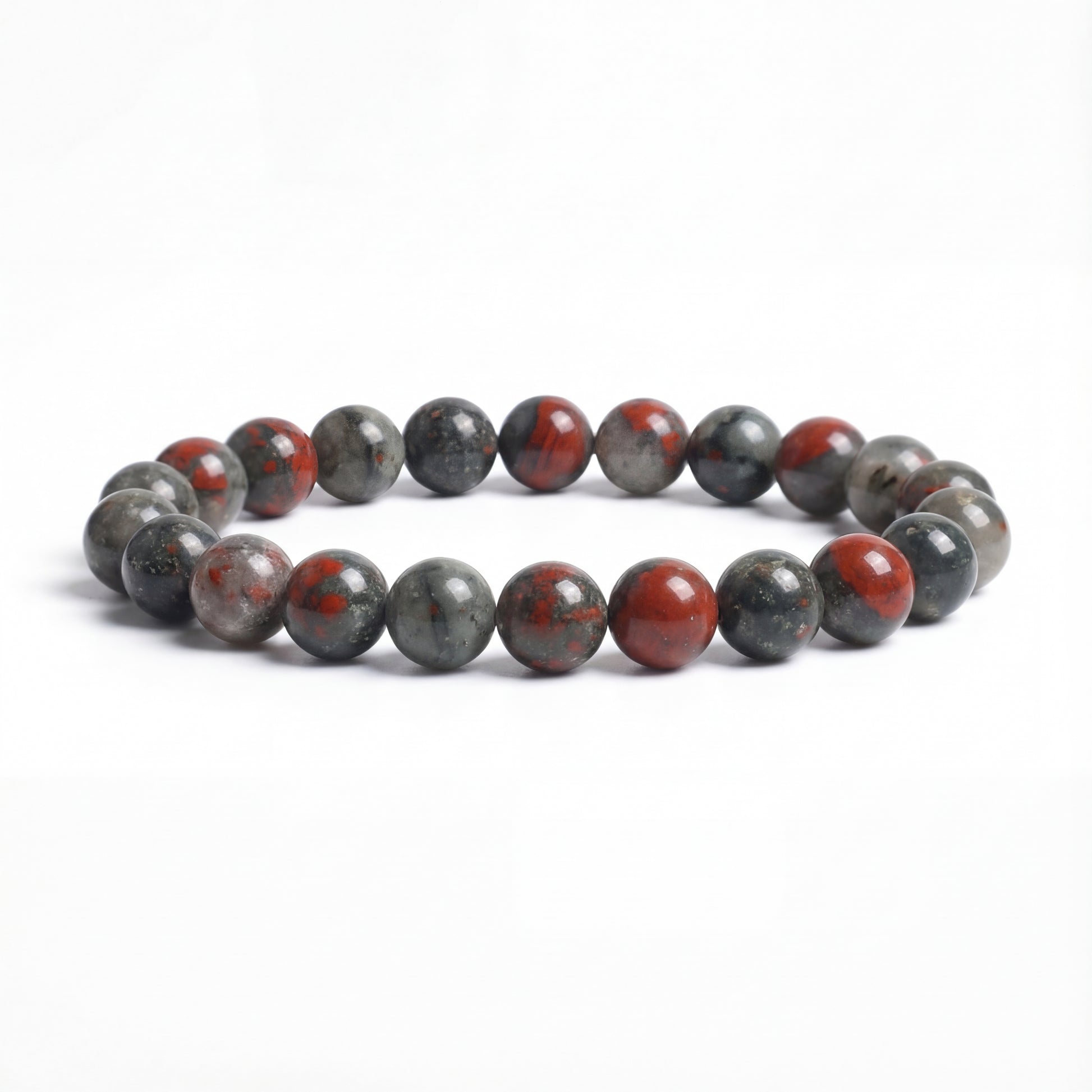 Bracelet Jaspe Sanguin 17cm / 6mm