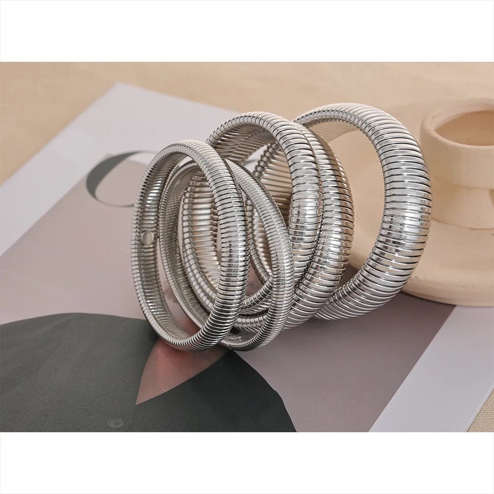 Bracelet Jonc Acier Femme 8-20mm