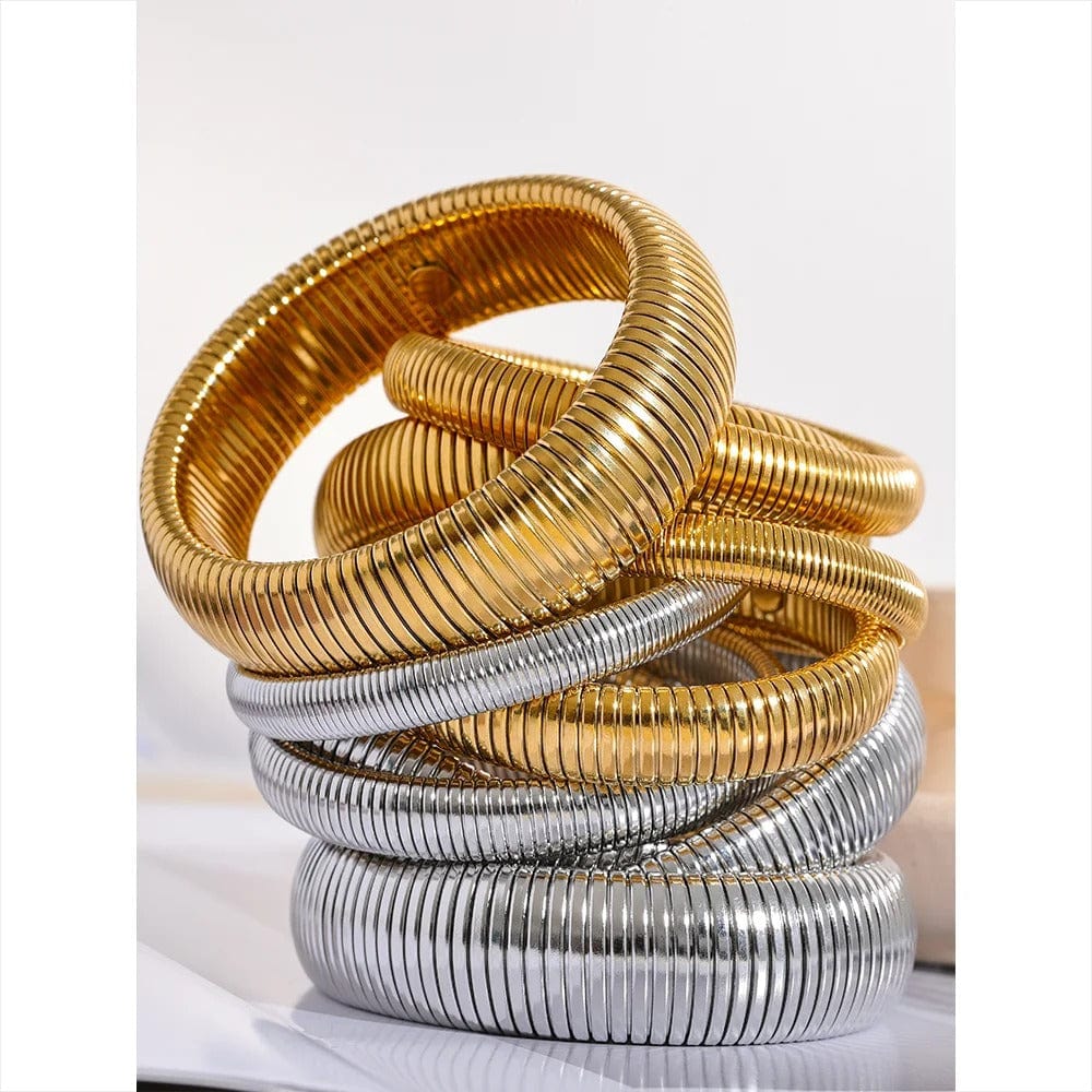 Bracelet Jonc Acier Femme 8-20mm