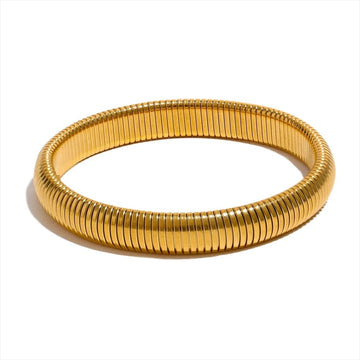 Bracelet Jonc Acier Femme 8-20mm Or / 10mm