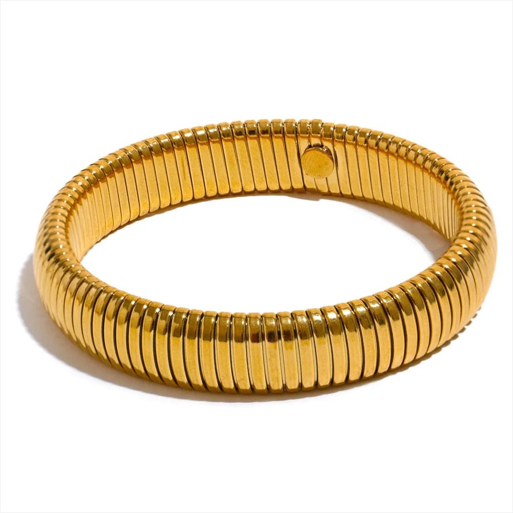 Bracelet Jonc Acier Femme 8-20mm Or / 12mm
