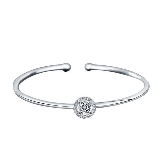 bracelet jonc femme argent