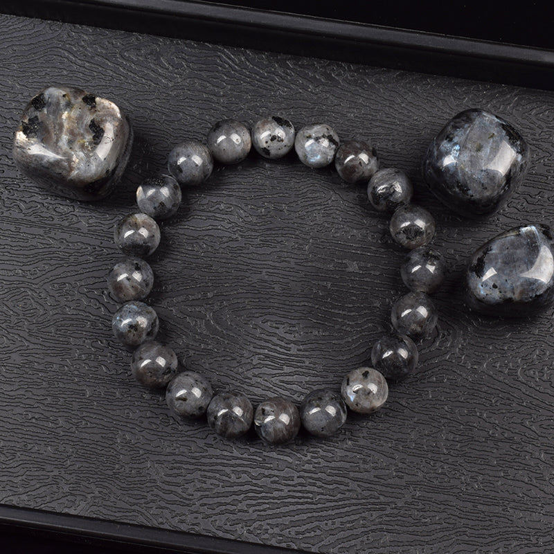 Bracelet Labradorite Noire