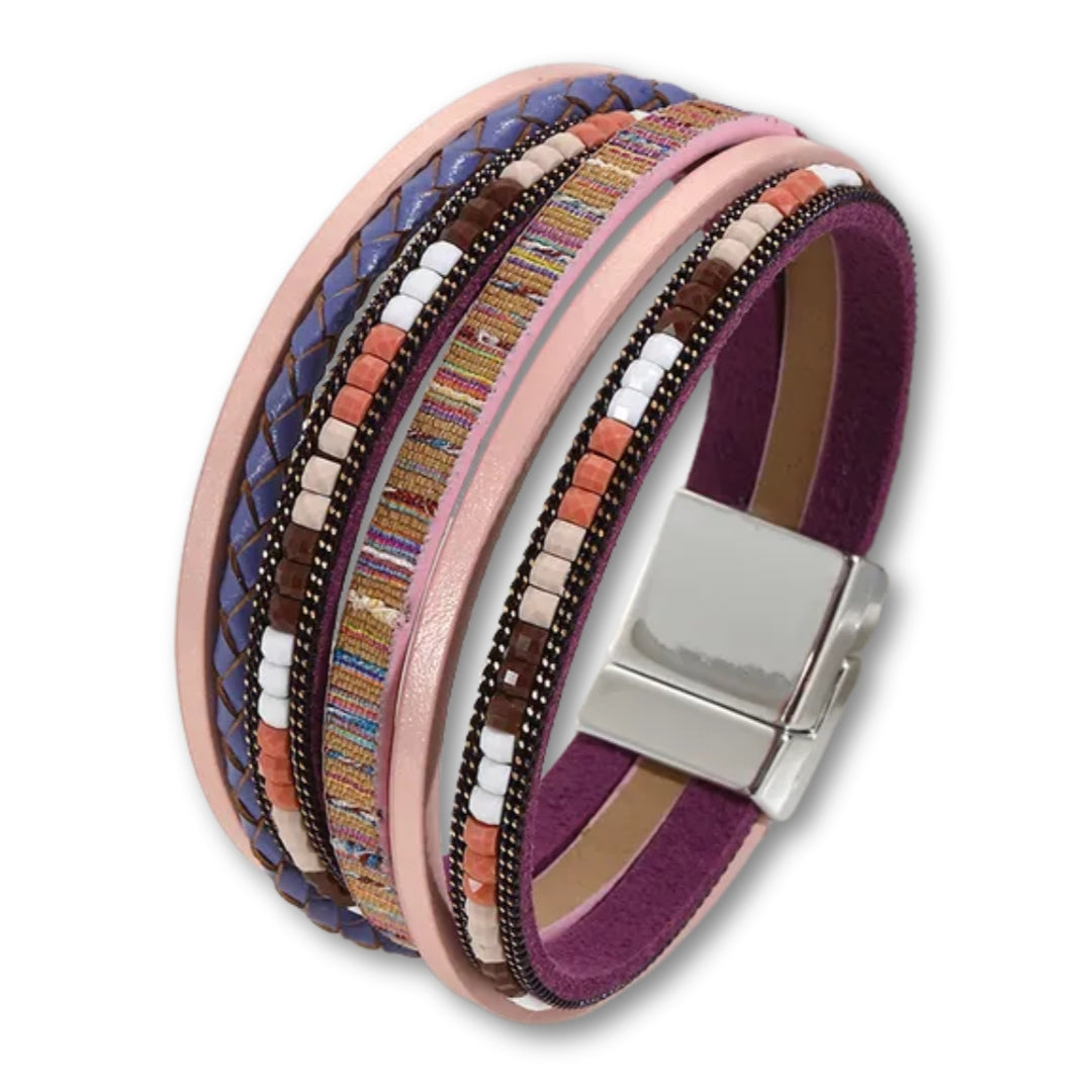 bracelet large femme fantaisie Violet