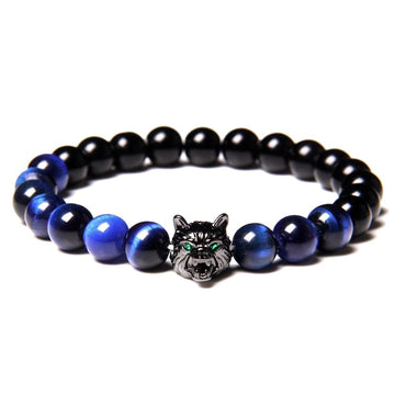 Bracelet loup Bleu