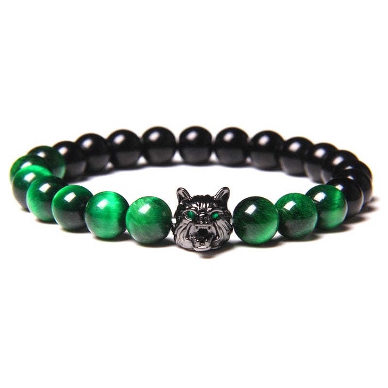 Bracelet loup Vert