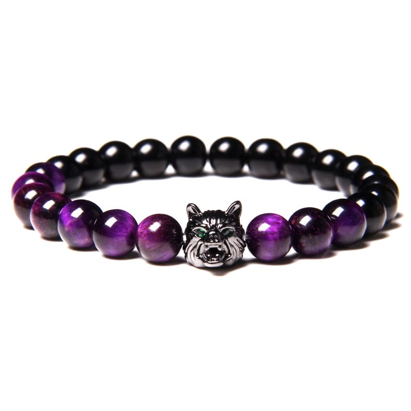 Bracelet loup Violet