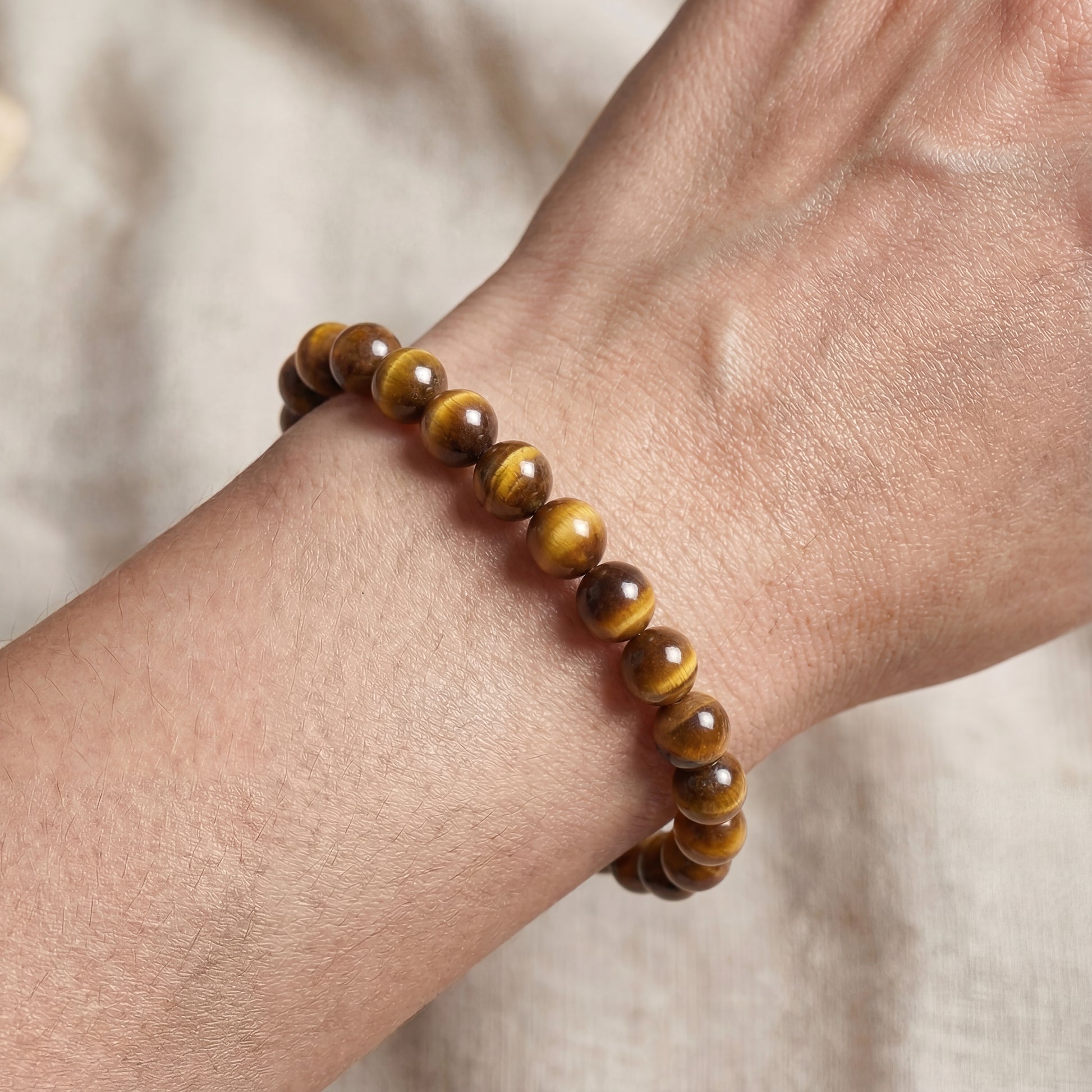 Bracelet Œil de Tigre – Protection & Confiance | Pierre Naturelle