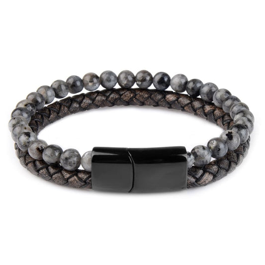 bracelet pierre contre la colère 18.5cm