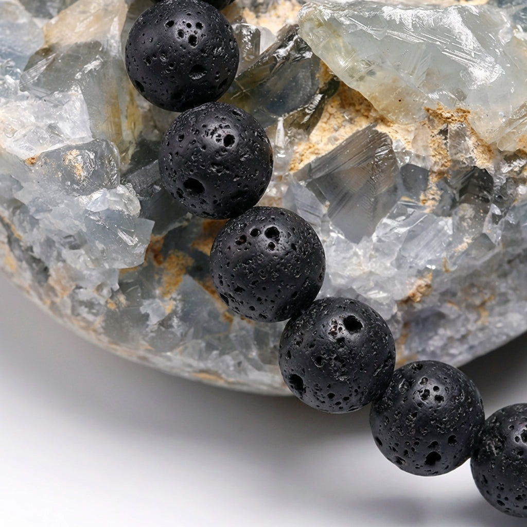 Bracelet Pierre de Lave 6/8mm Pierre Naturelle | WristArt