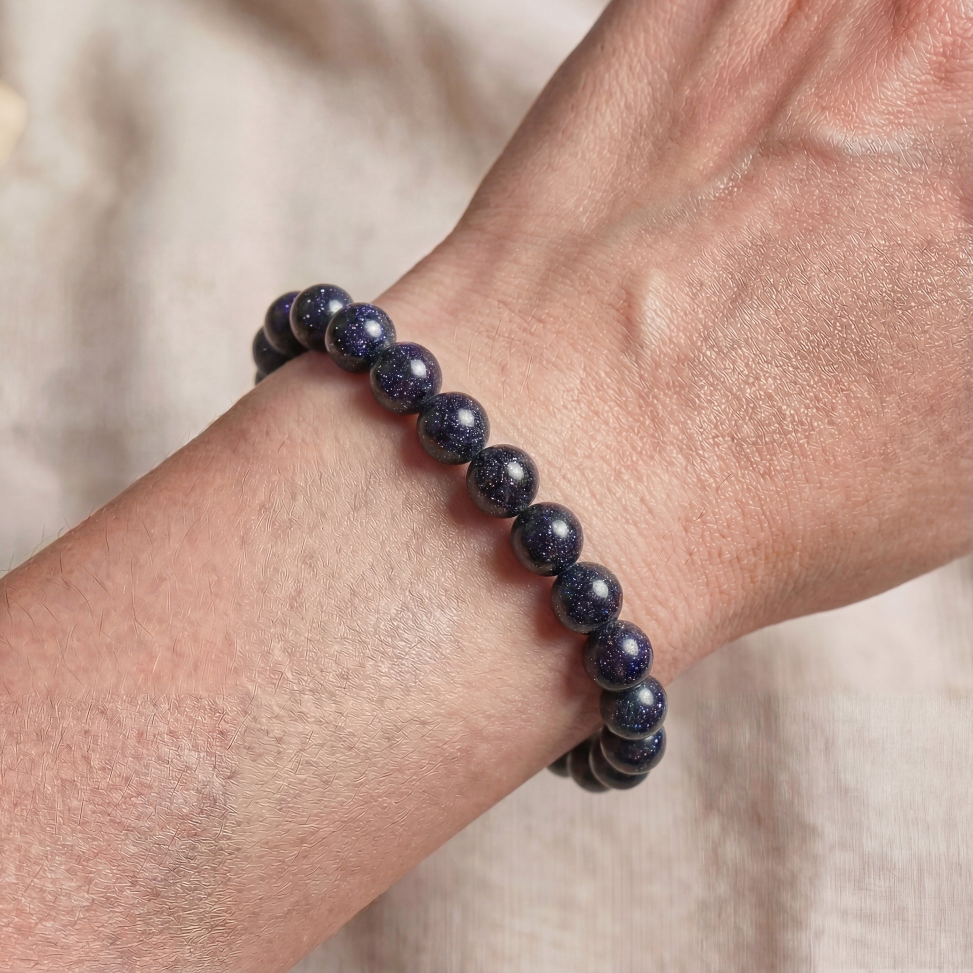 Bracelet Pierre de Sable Bleu