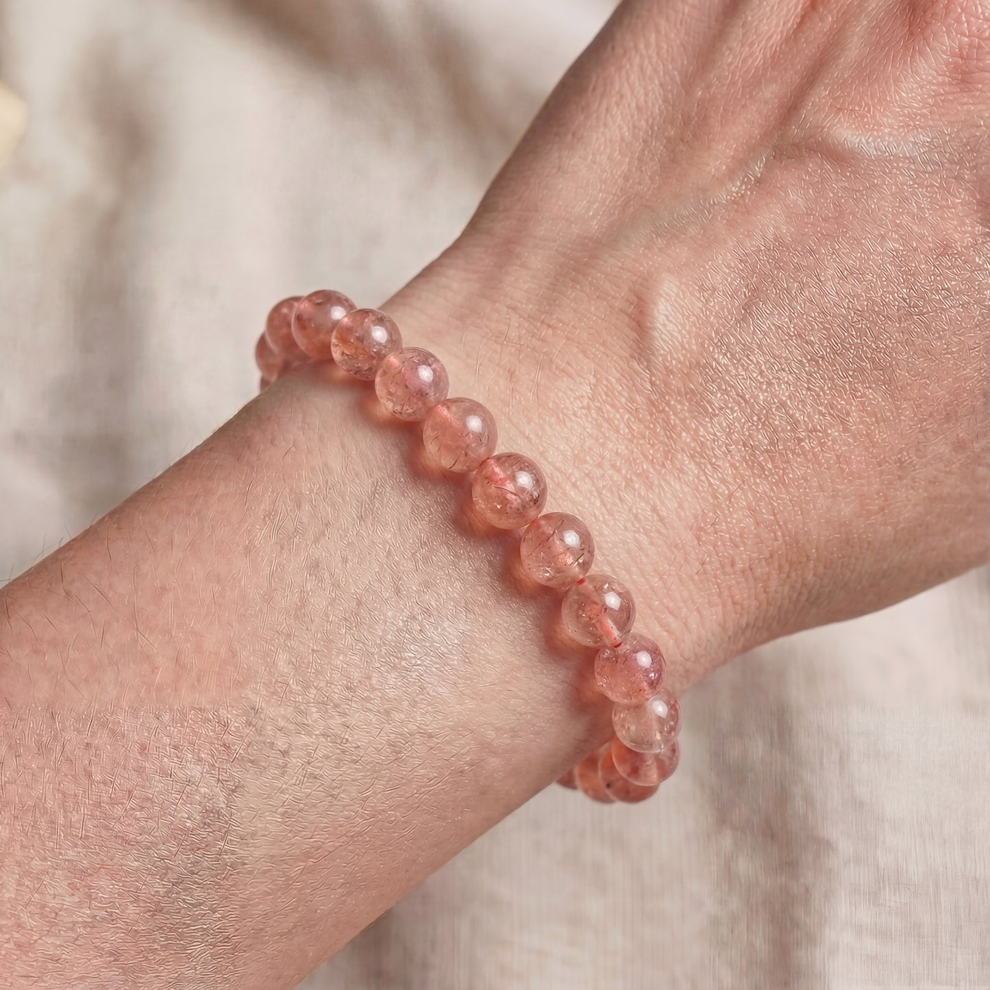Bracelet Quartz Cerise