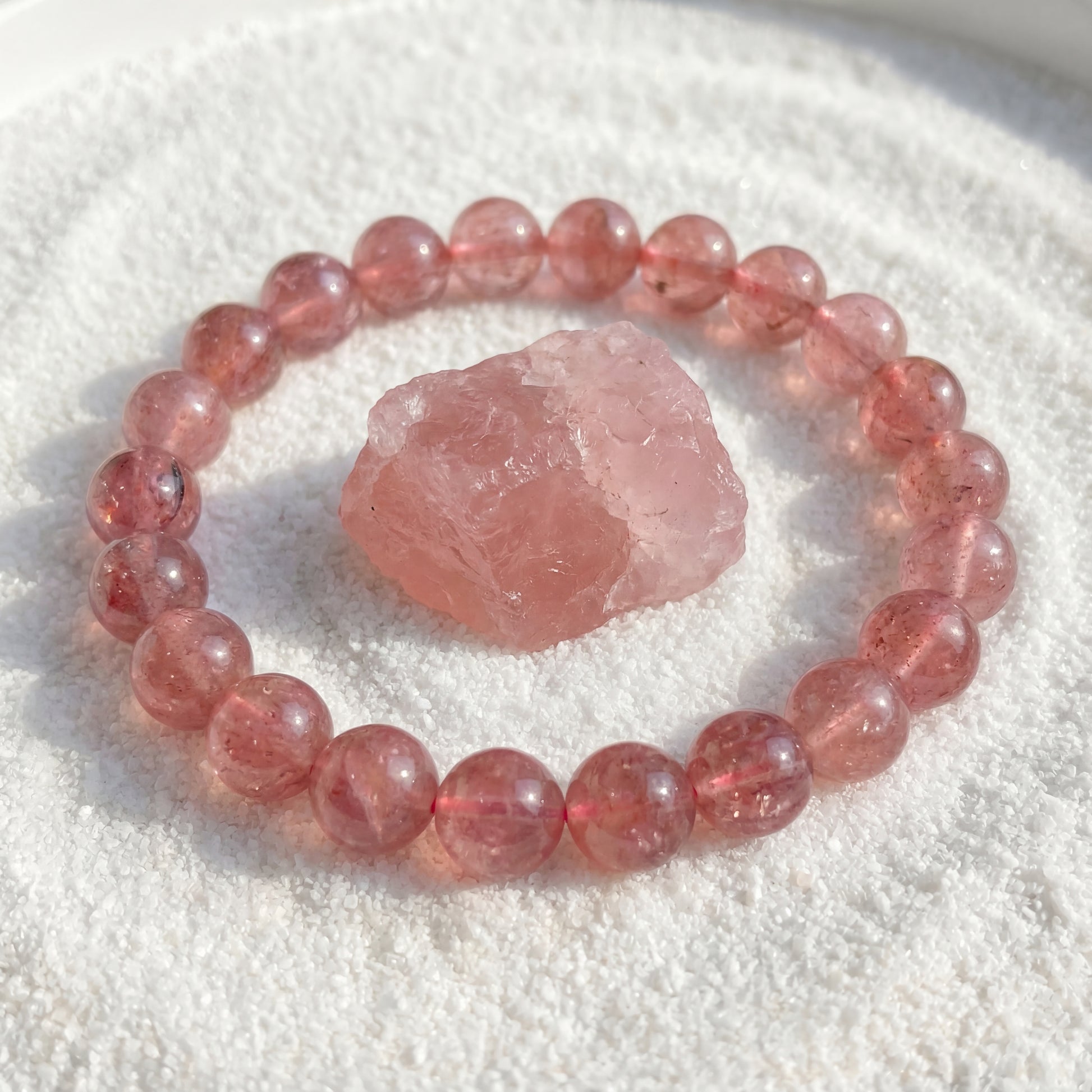 Bracelet Quartz Cerise