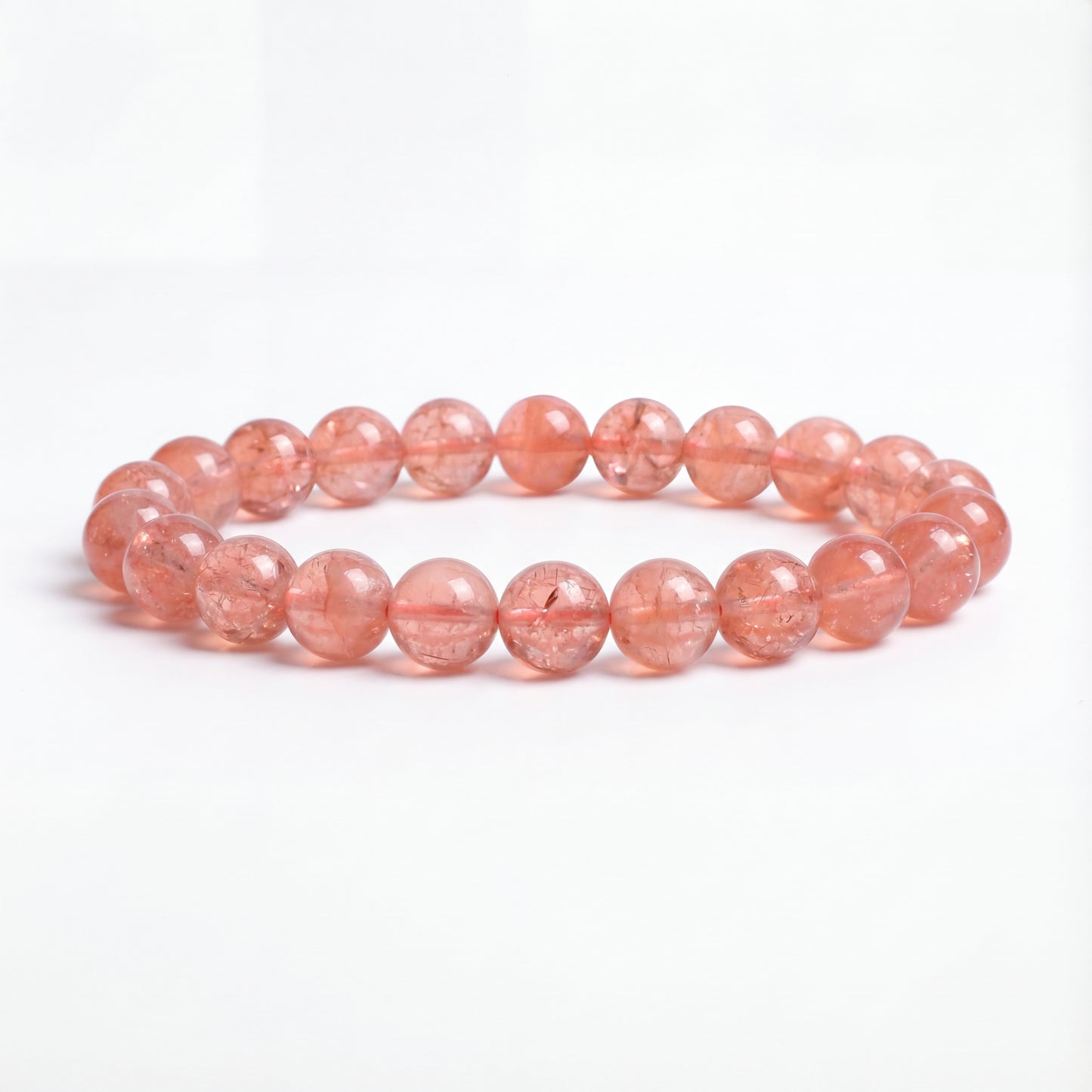 Bracelet Quartz Cerise 17cm / 6mm