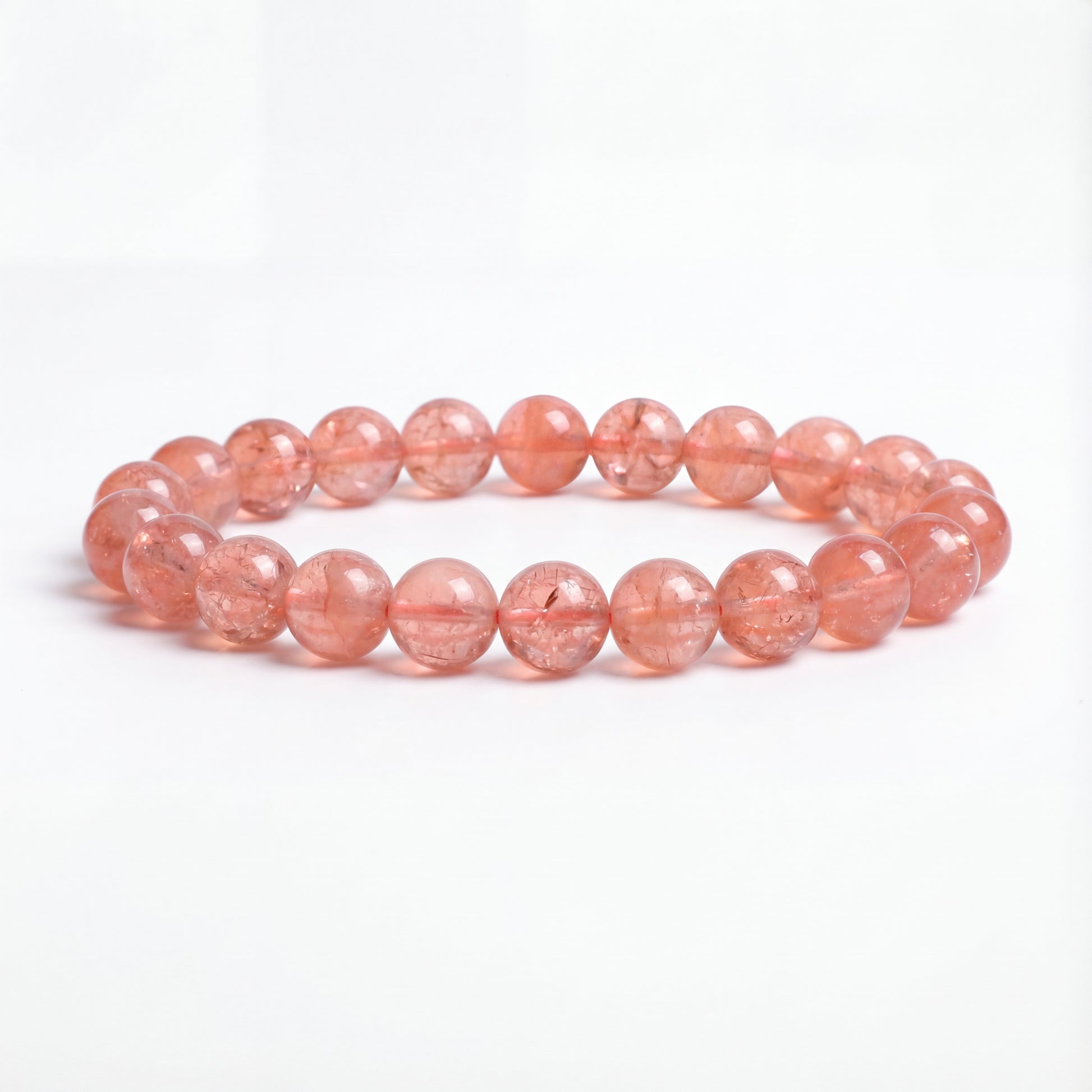 Bracelet Quartz Cerise 17cm / 6mm