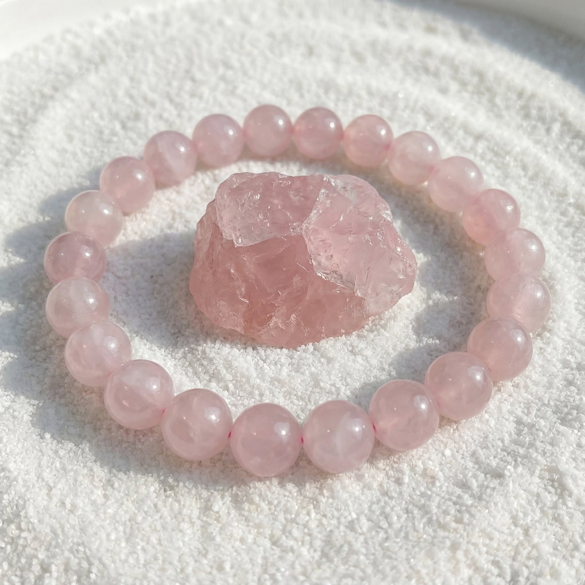 Bracelet quartz rose