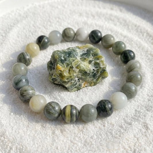 Bracelet Serpentine Verte