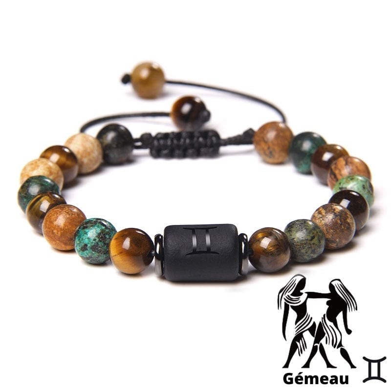 bracelet signe astrologique Gémeau