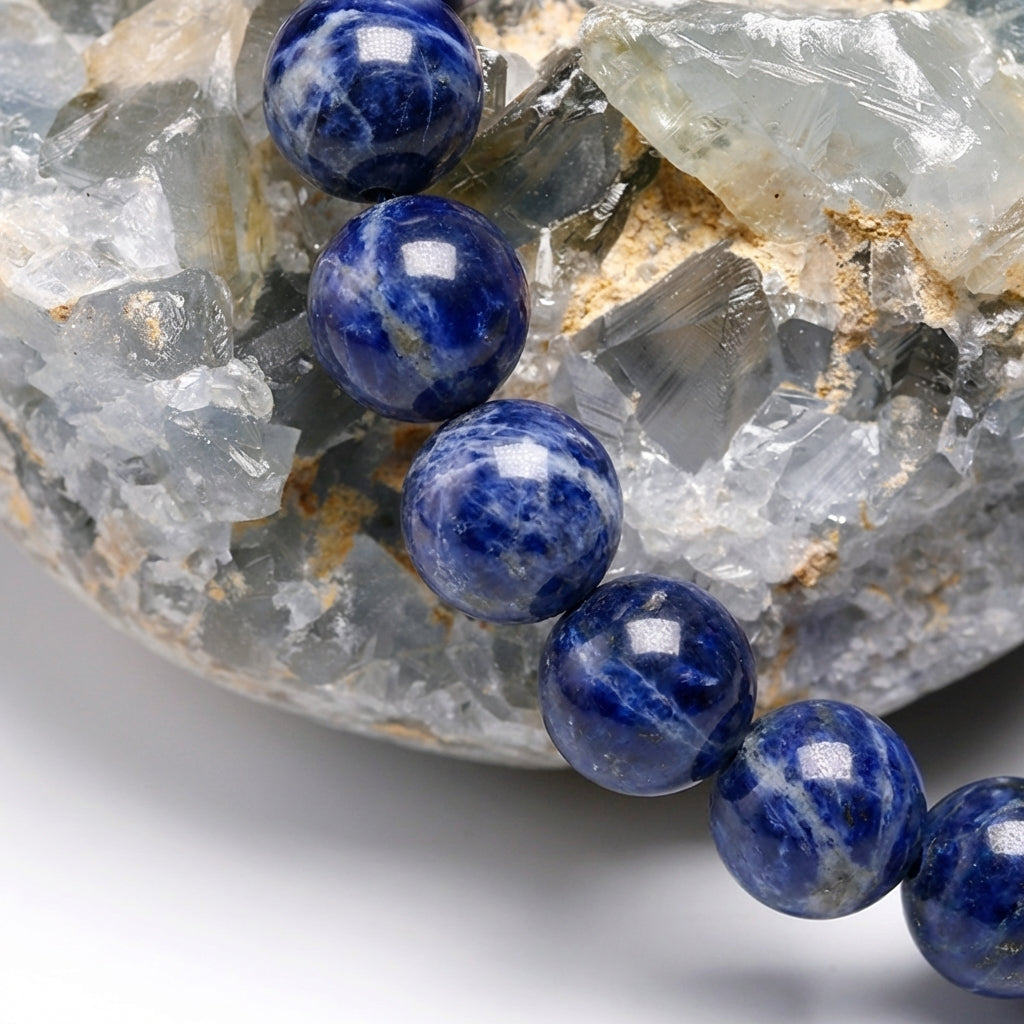 Bracelet Sodalite 6/8mm Pierre Naturelle | WristArt